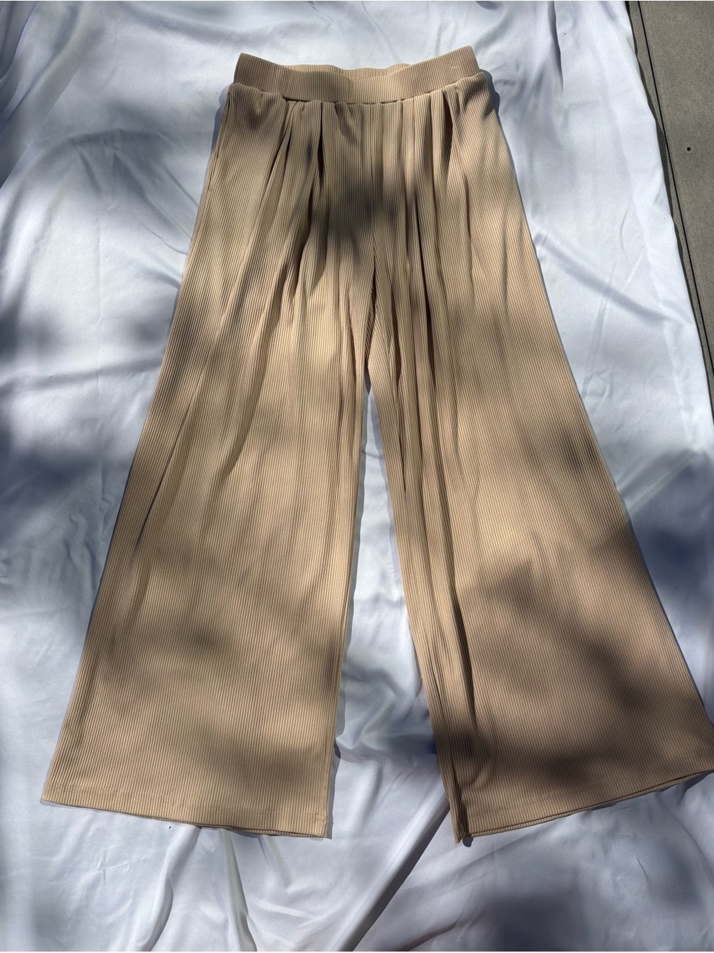 Tan Ribbed Set - Picture 4 of 5